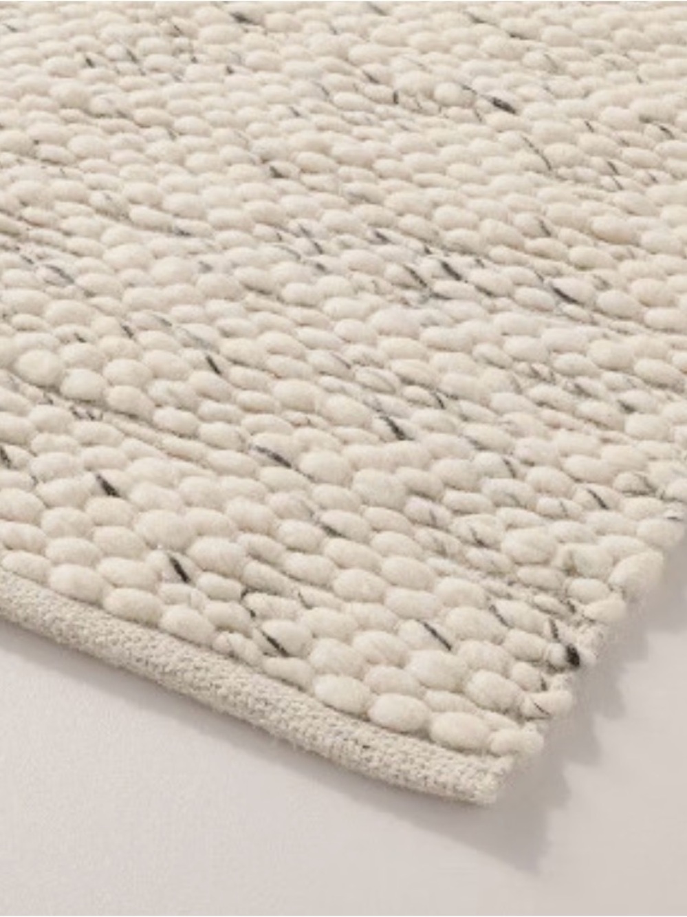 Hearth & Hand Chunky Woven Accent Rug Cream 3’x5’ -NWT - Picture 2 of 7